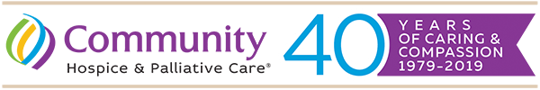 Northeast Florida Community Hospice 40th Anniversary logo